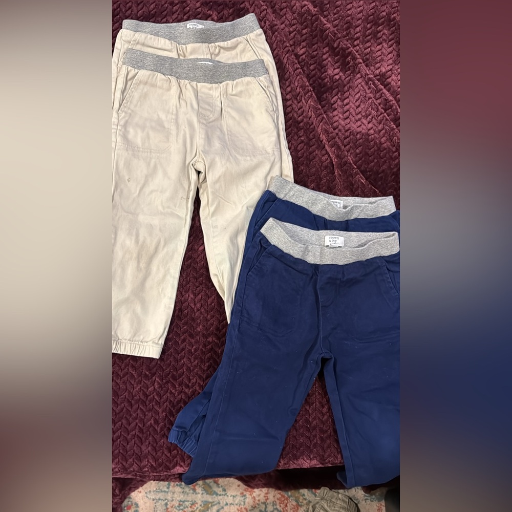 Stylish Kids Bottoms in Navy and Cream